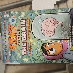 Science comic book the brain